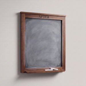 Chalk Scoreboard, Slate, Wall-Mounted